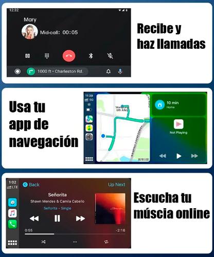 Pantalla Carplay / Android auto de 5 pulgadas